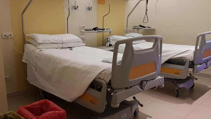 Un reparto destinato a pazienti Covid 19