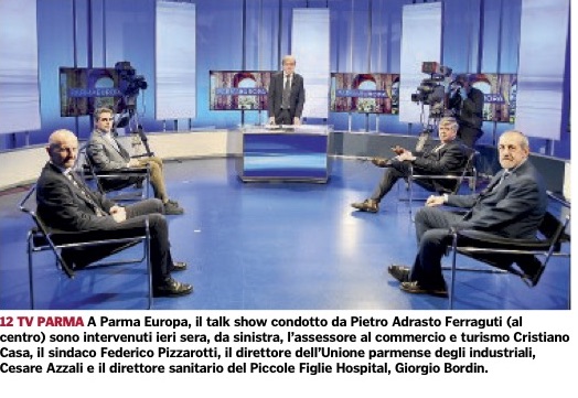 Il dr Bordin ospite a 12 Tv Parma